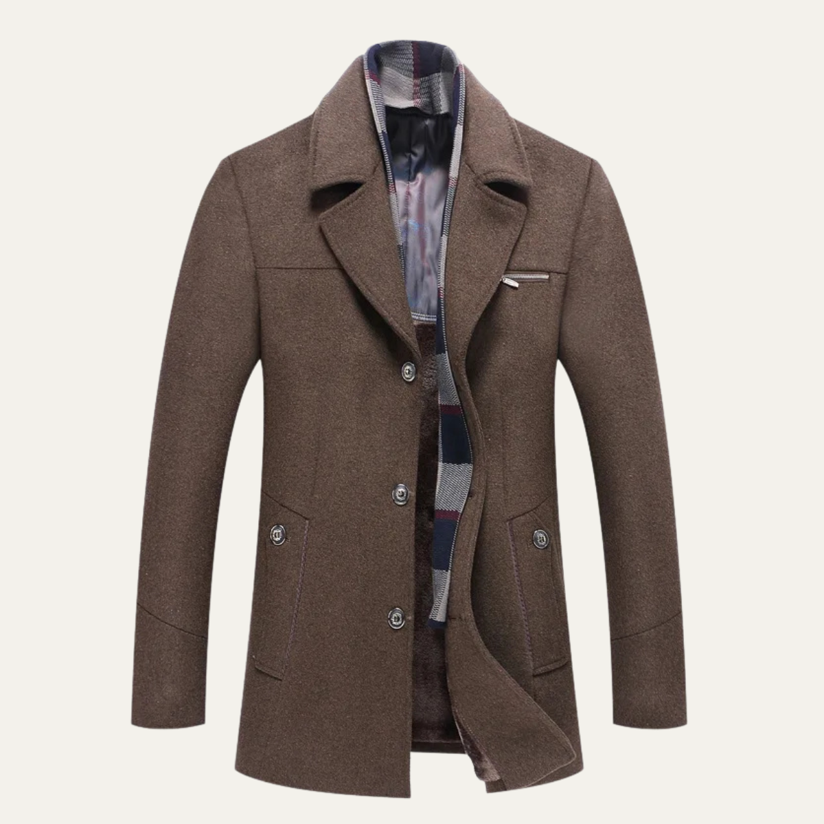 The Kensington - manteau long d'hiver en mélange de laine pour hommes
