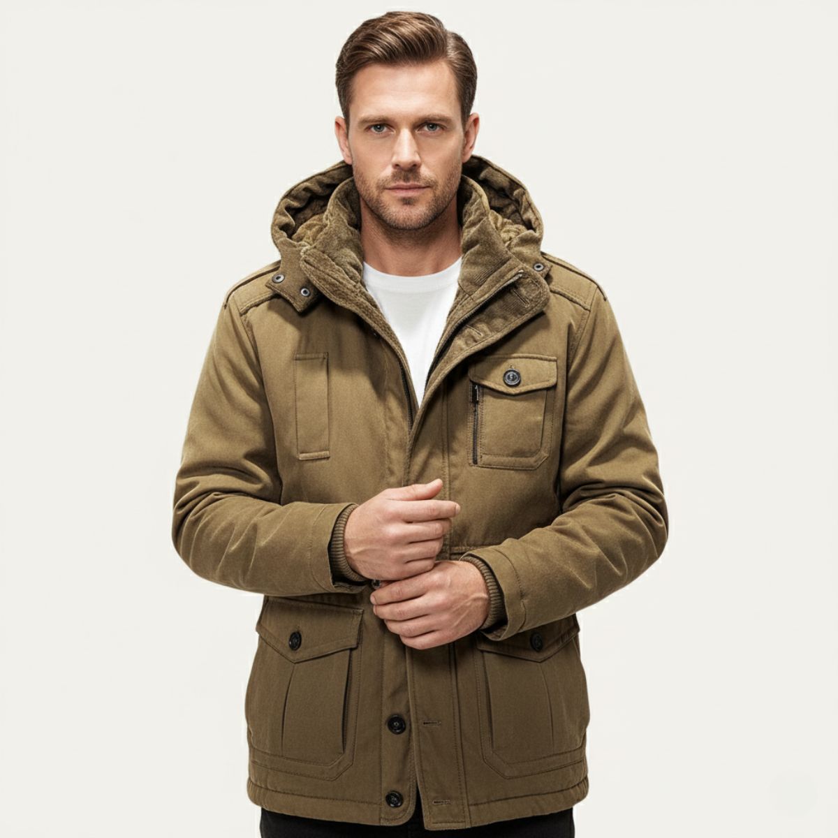 The Bellmere - veste parka à capuche isolée pour hommes