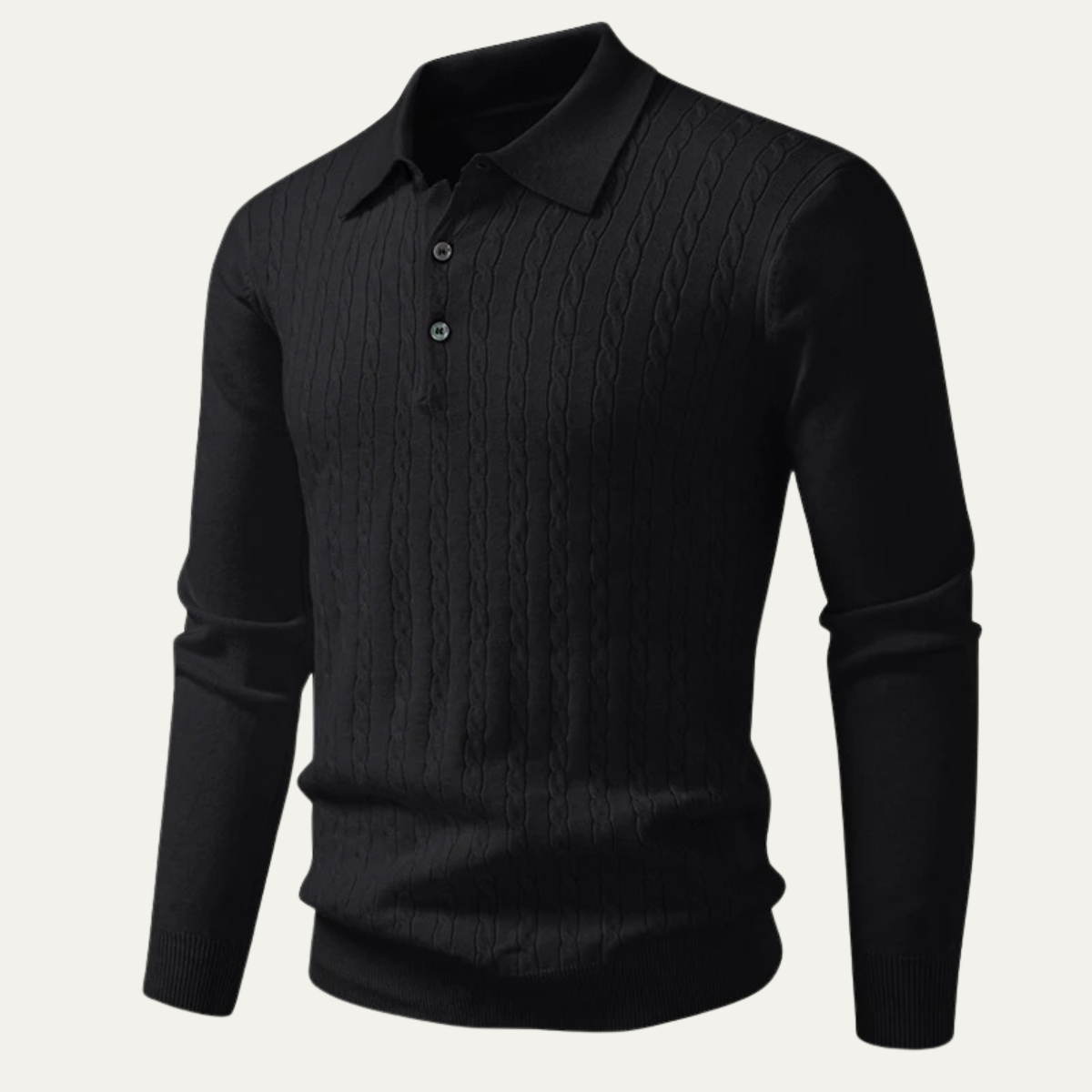 The Guildford - Polo boutonné en tricot pour homme
