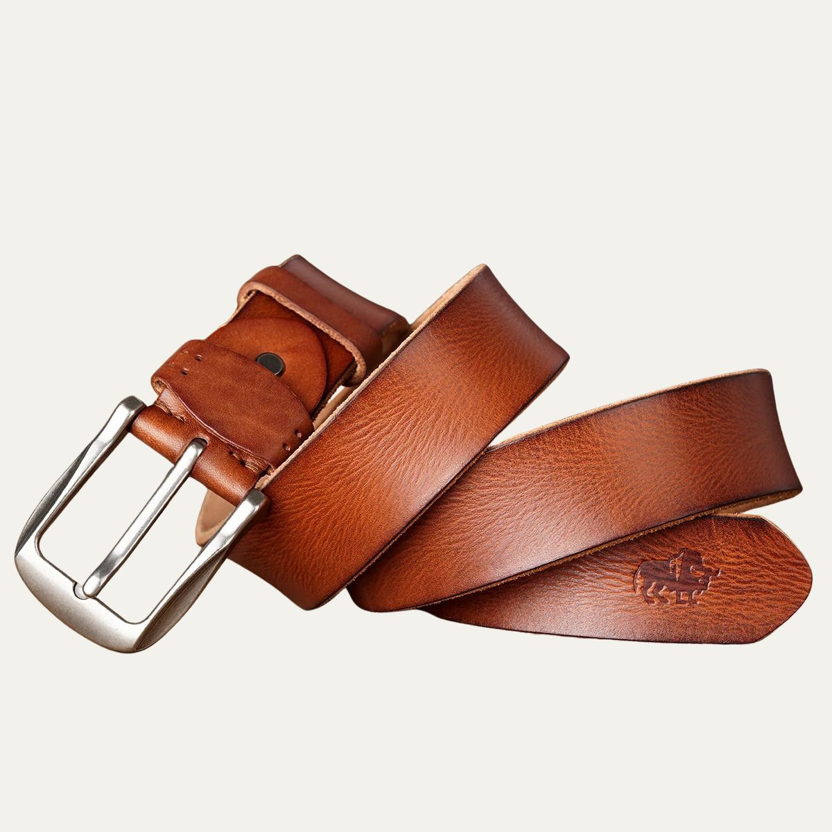 The Redford Belt – Cuir de Vache Vintage