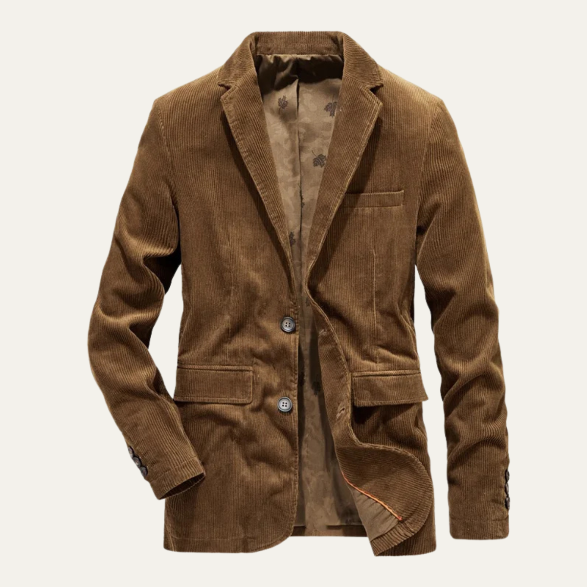 The Foxwell - Blazer Vintage en Velours Côtelé pour Hommes