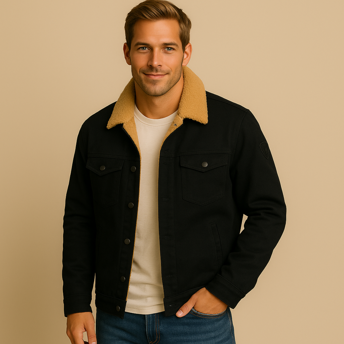 The Vancouver Veste d'extérieur doublée en polaire pour homme - Moderne et chaude