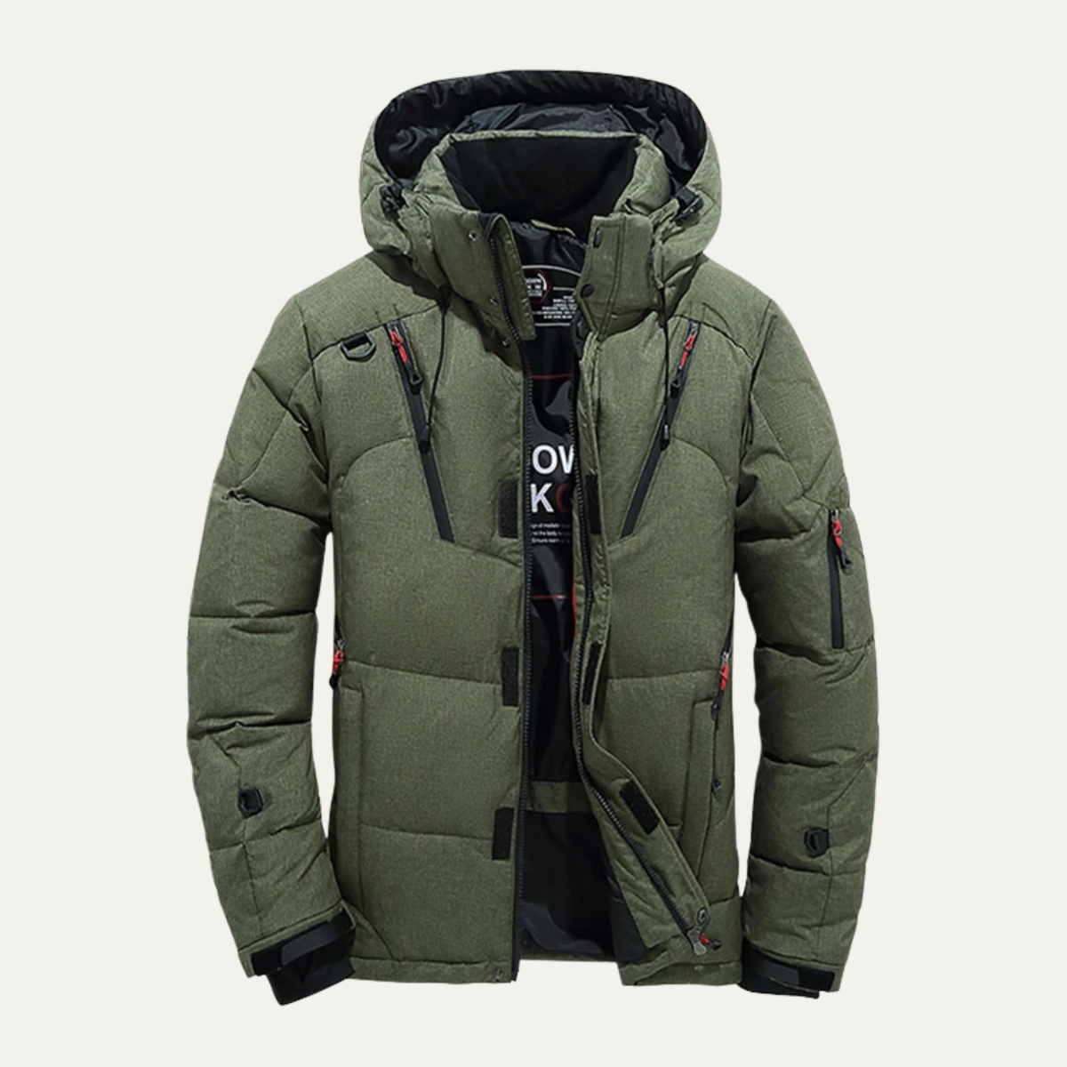 The Foxglove - Parka d'hiver isolante pour homme avec capuche