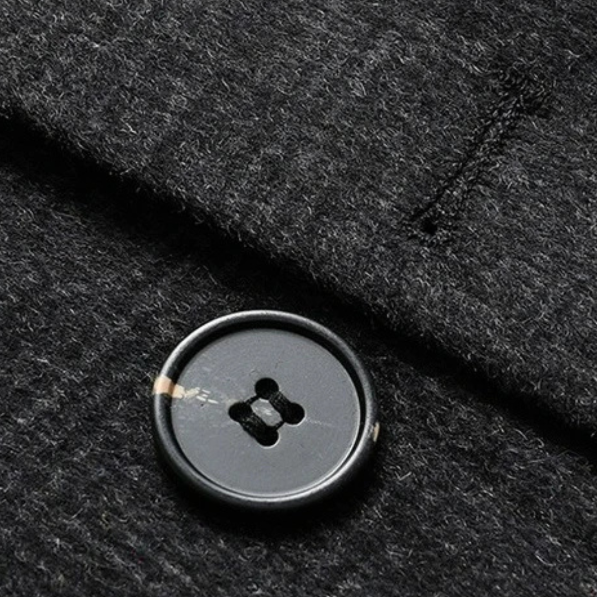 The Sanremo - manteau d'hiver mi-long en laine et duvet pour hommes