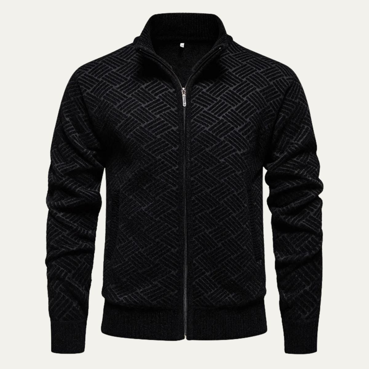 The Dundee - Cardigan chaud en maille texturée pour homme