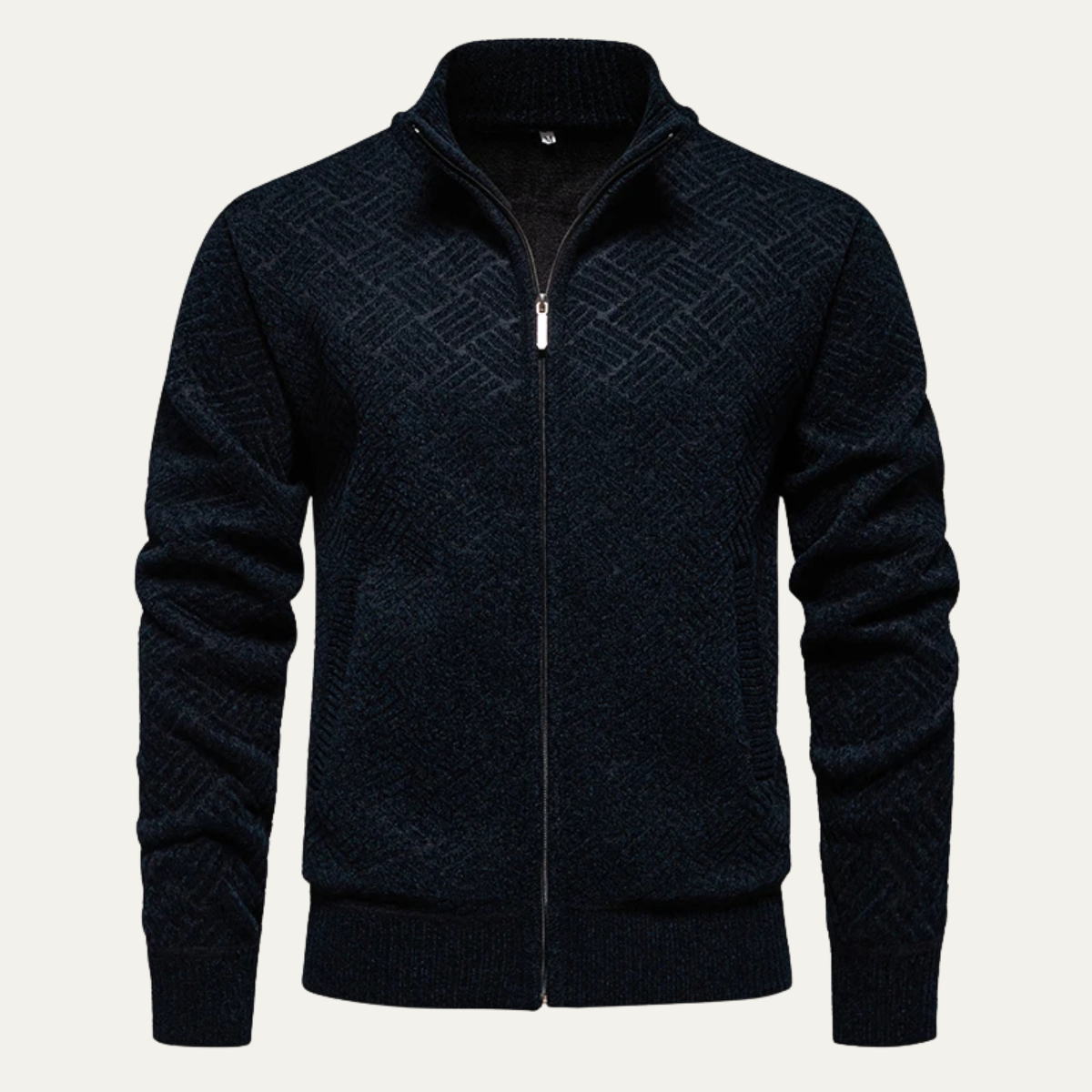 The Dundee - Cardigan chaud en maille texturée pour homme