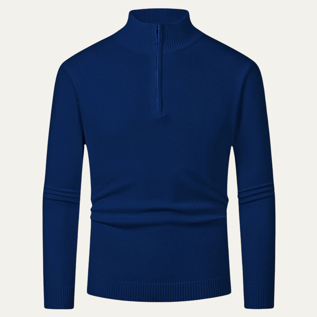 The Chester Pull pour homme à col quart zip en maille élégante