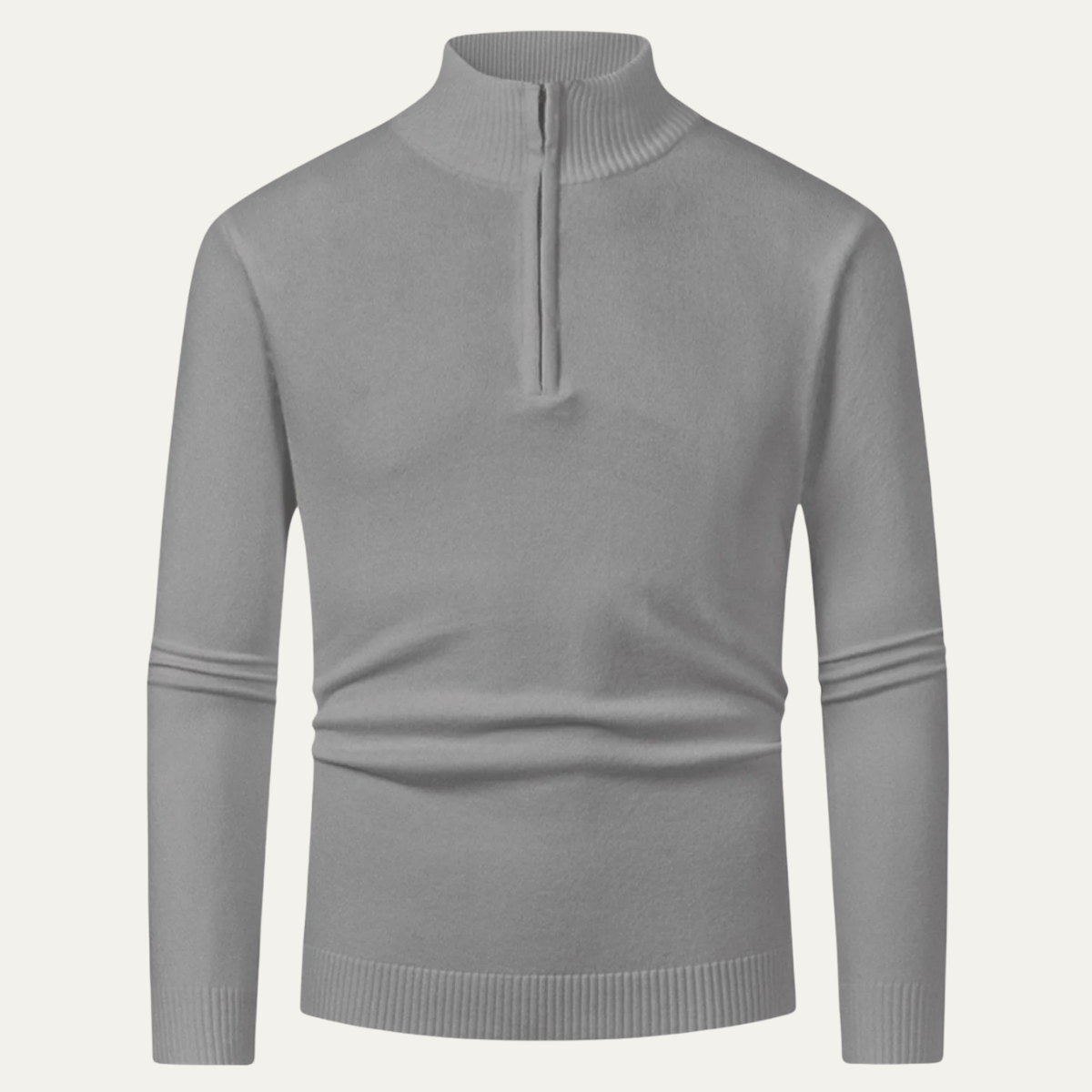 The Chester Pull pour homme à col quart zip en maille élégante