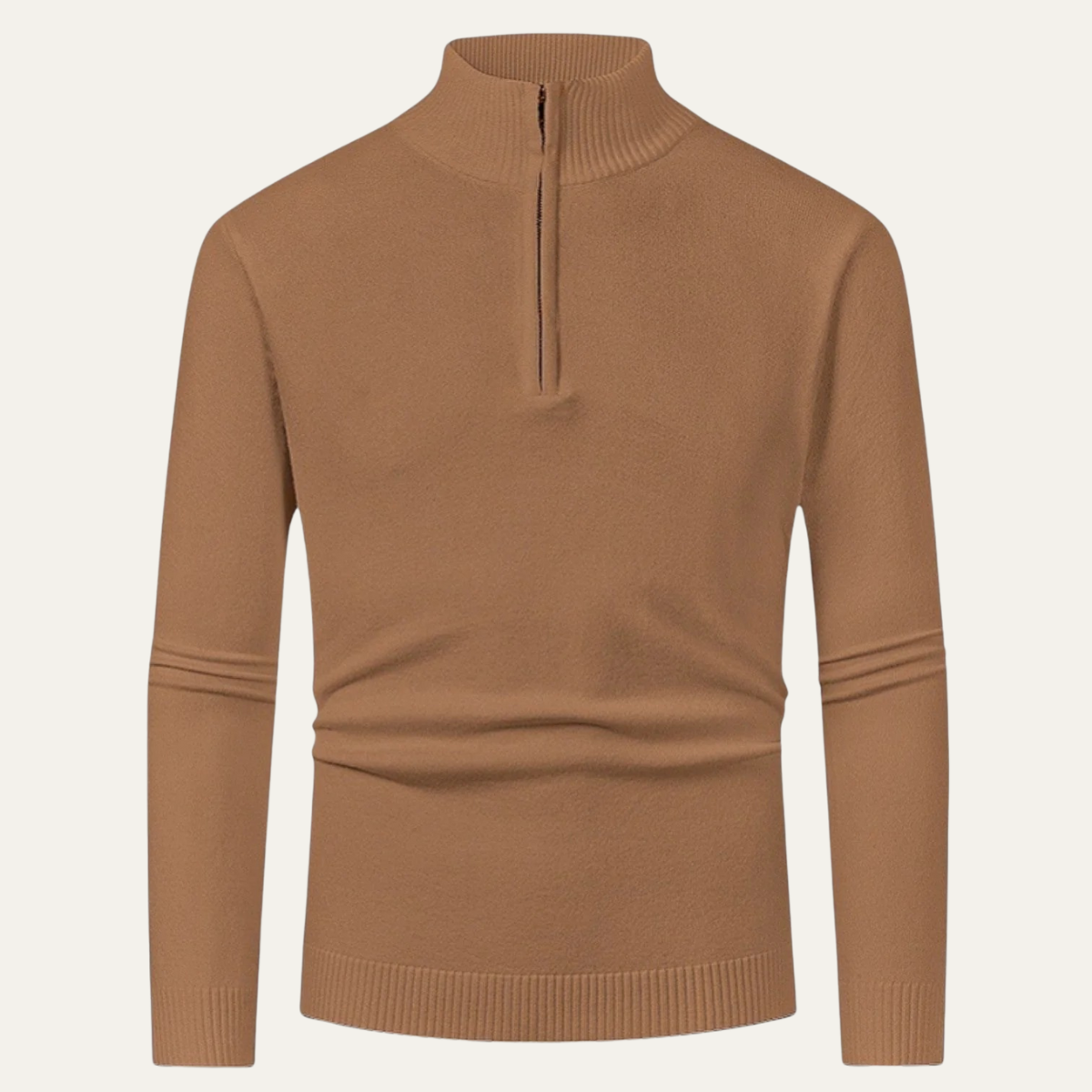 The Chester Pull pour homme à col quart zip en maille élégante