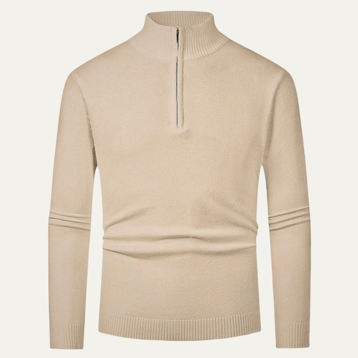 The Chester Pull pour homme à col quart zip en maille élégante