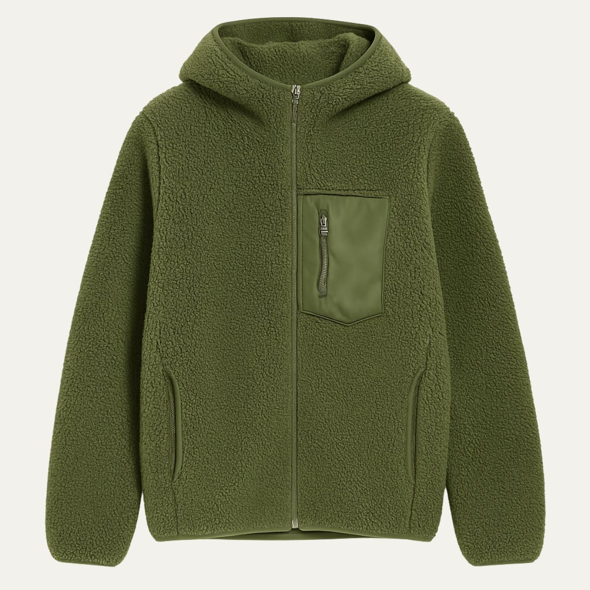 The Hamilton - Veste Teddy en laine pour homme avec doublure en polaire