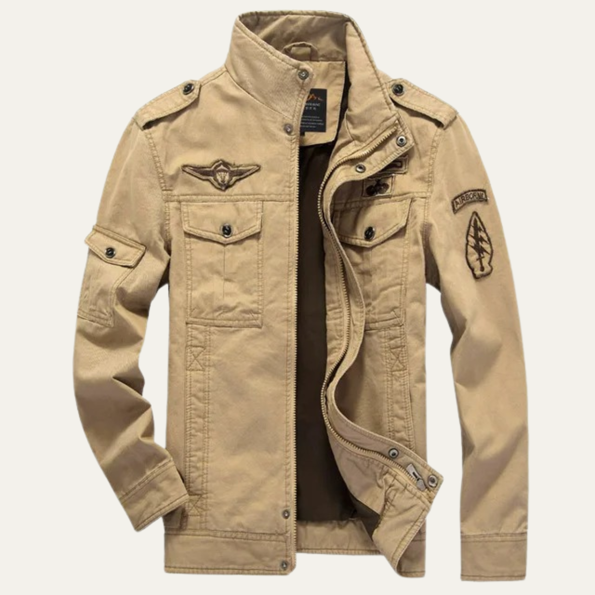 The Aberdeen - Veste cargo tendance en coton pour homme avec poches