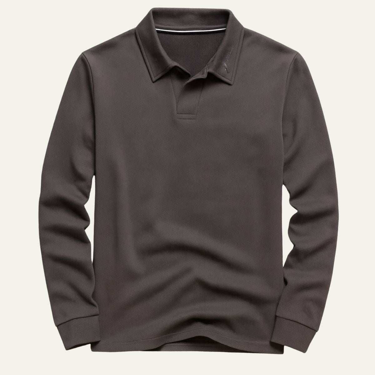 The Porto - Polo à manches longues en coton premium pour homme élégant et confortable