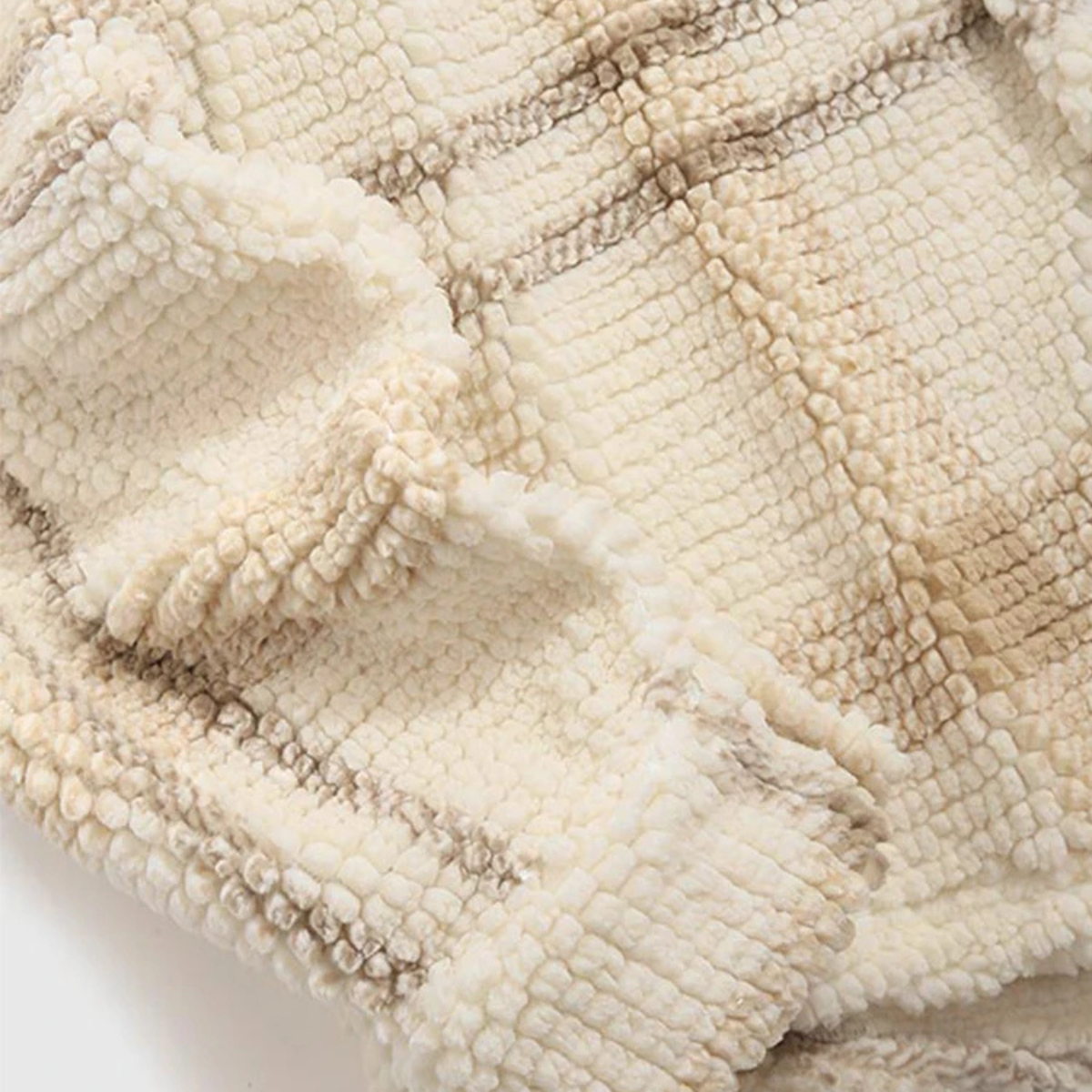 The Piacenza - Veste polaire à carreaux vintage pour homme avec poches