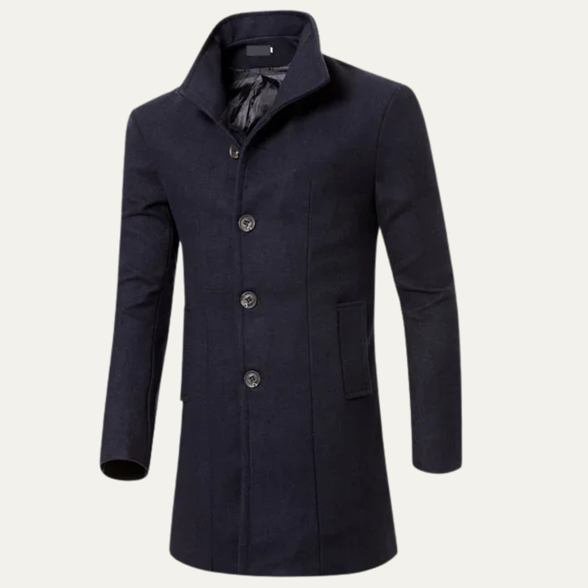 The Perth Manteau long décontracté élégant en laine mélangée pour homme