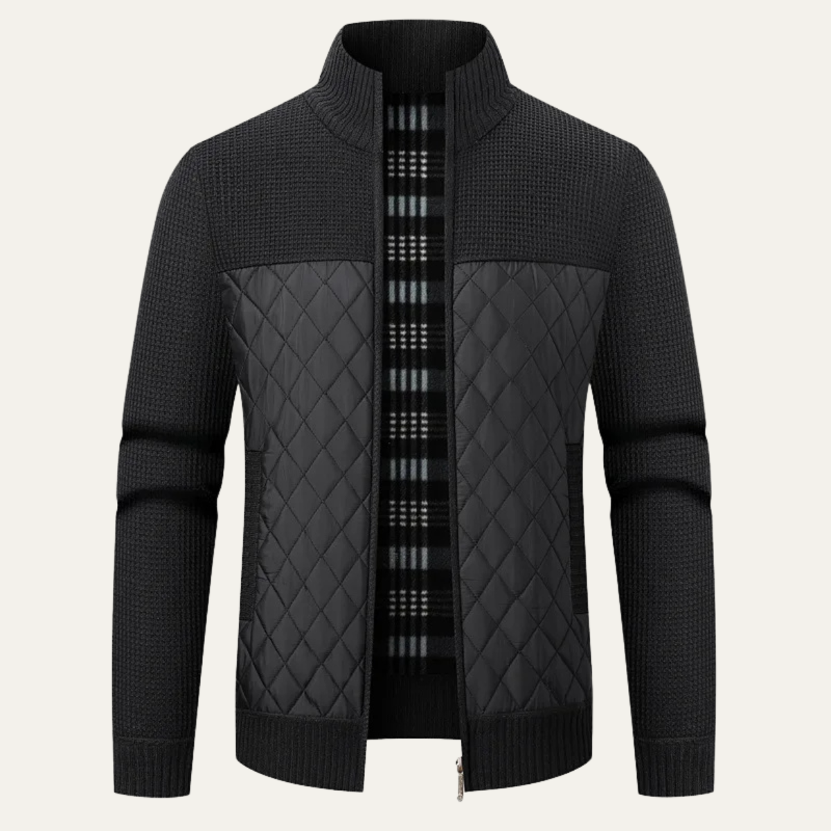 The Greenock Veste zippée chaude et rembourrée pour homme