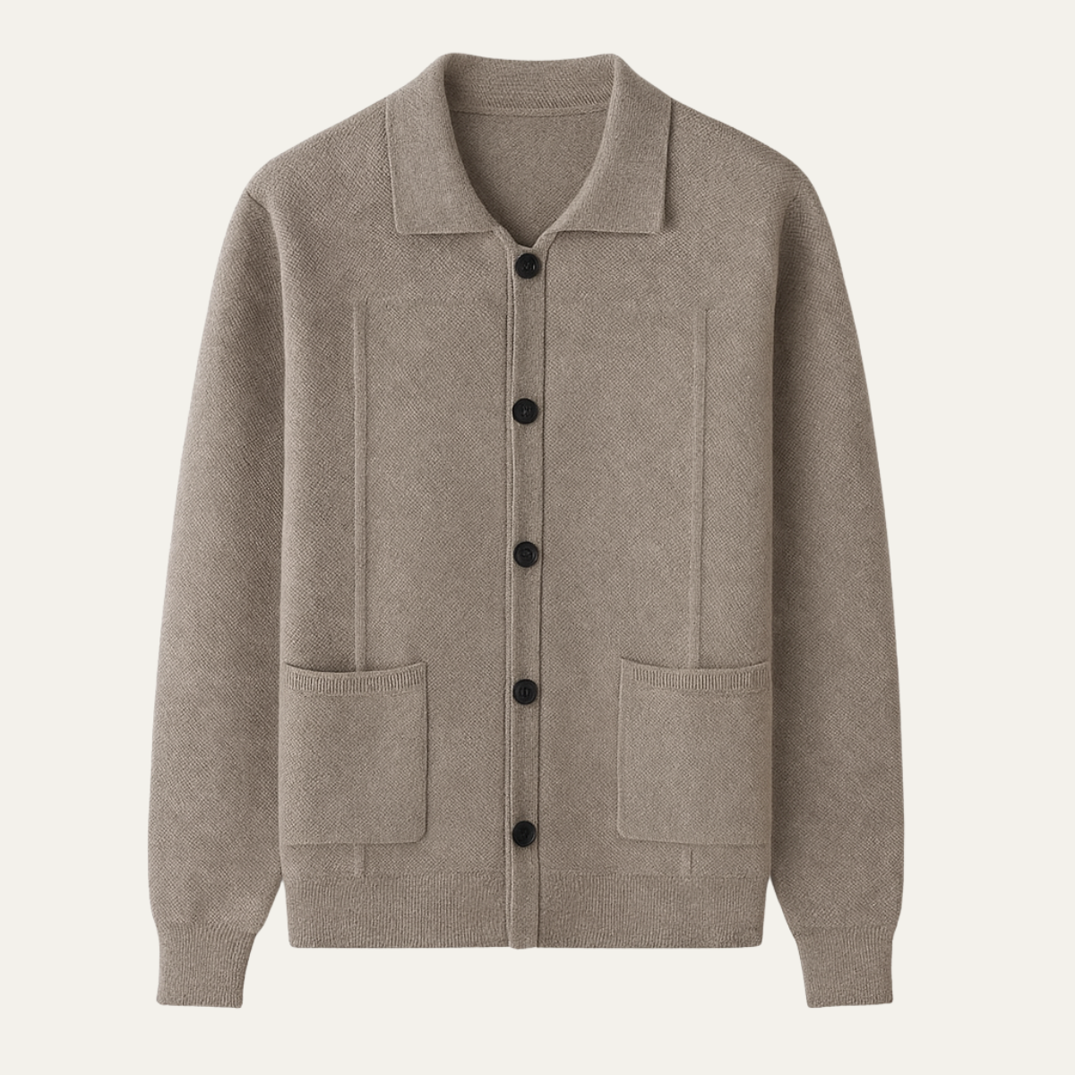 The Marlow - Cardigan classique en maille pour homme