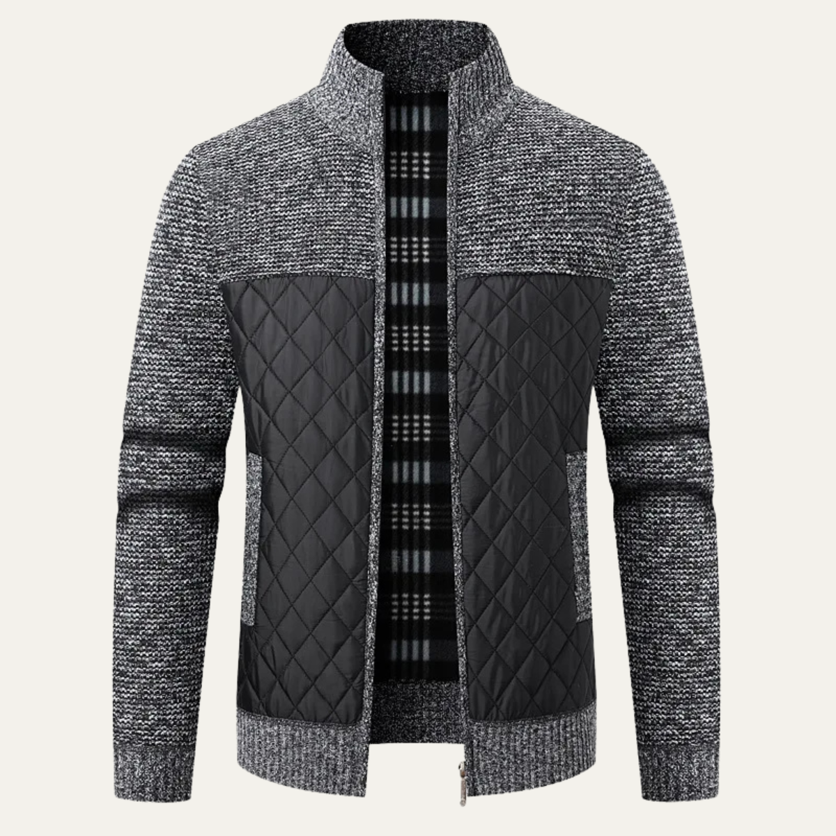 The Greenock Veste zippée chaude et rembourrée pour homme