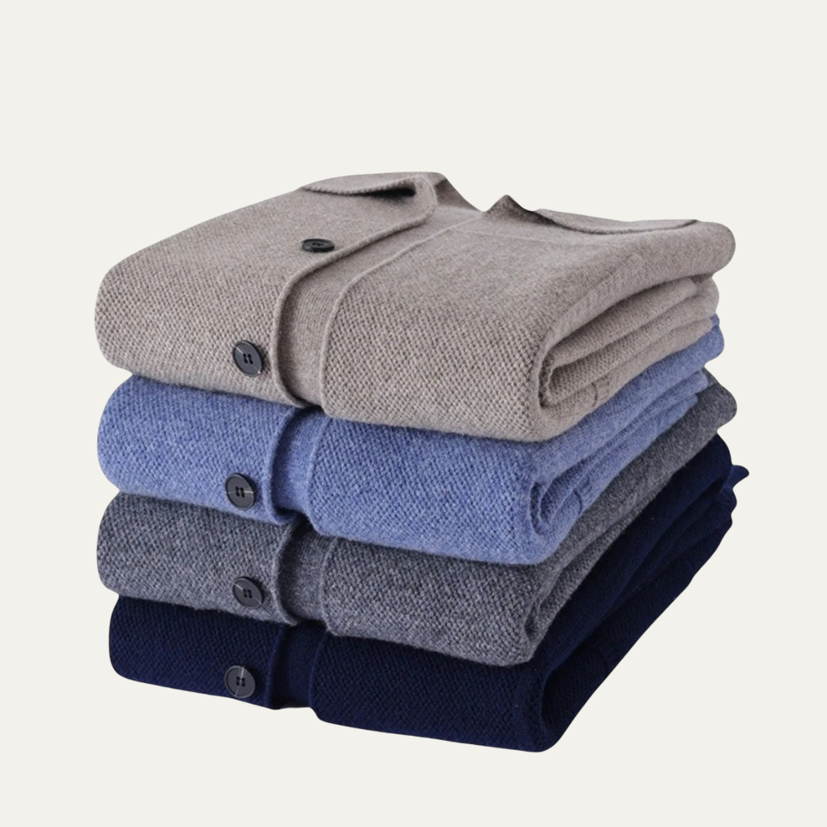 The Marlow - Cardigan classique en maille pour homme