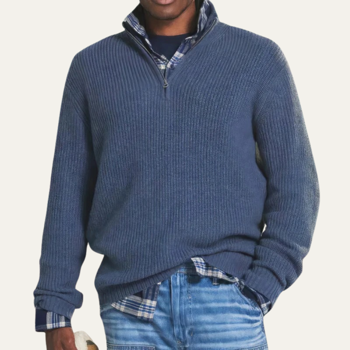 The Brighton - Pull en Laine Mérinos pour Homme