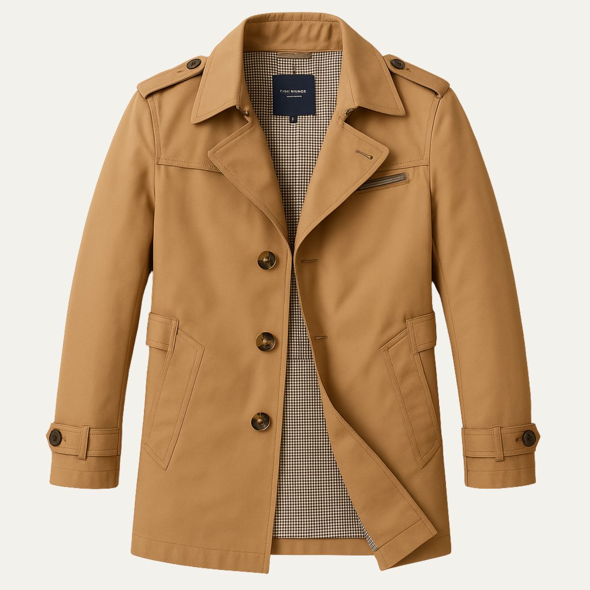 The Mauroicardi - Trench-coat élégant et stylé pour homme