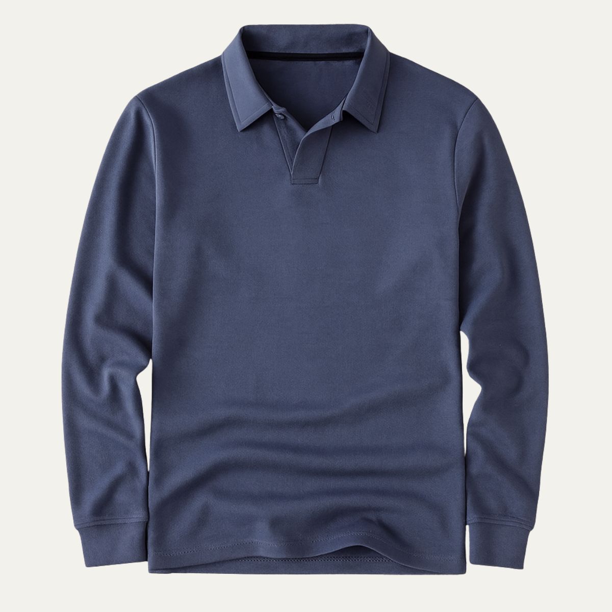 The Porto - Polo à manches longues en coton premium pour homme élégant et confortable