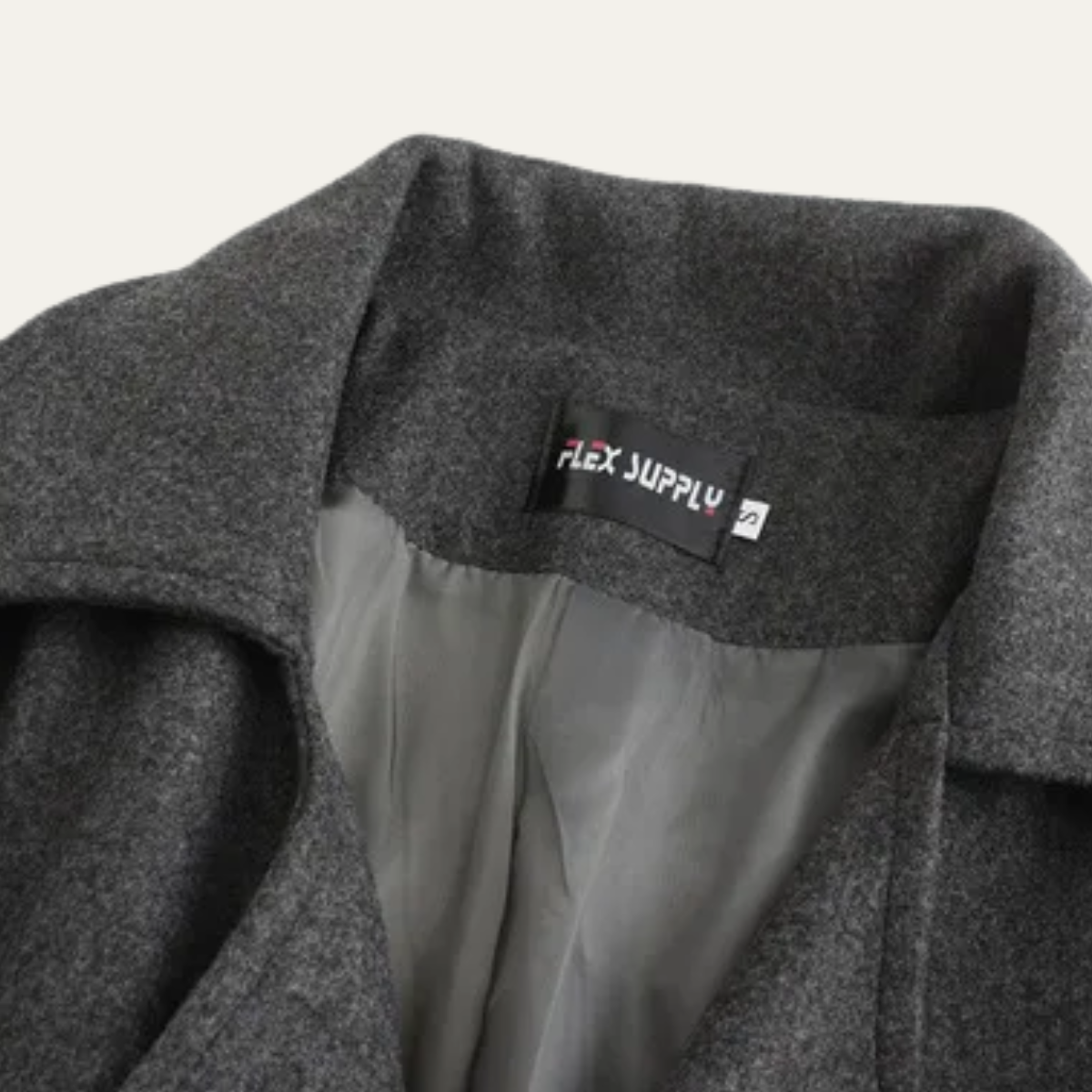 The Prescott - Manteau long à double boutonnage en laine mélangée pour homme