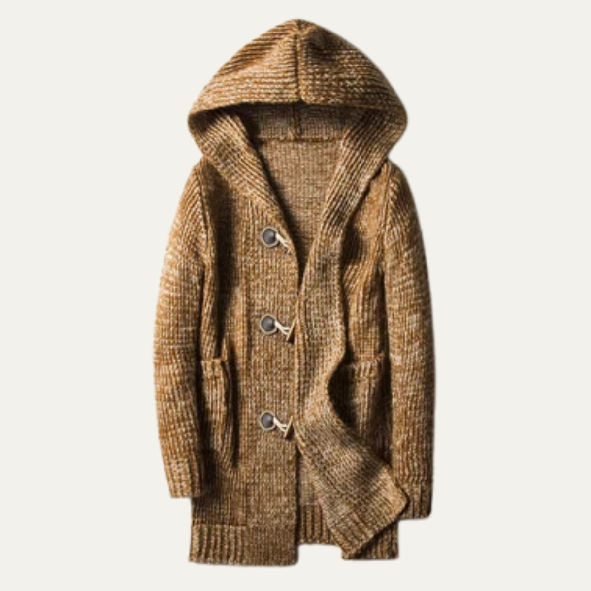 The Porto Cesareo - Cardigan épais et chaud à capuche pour homme