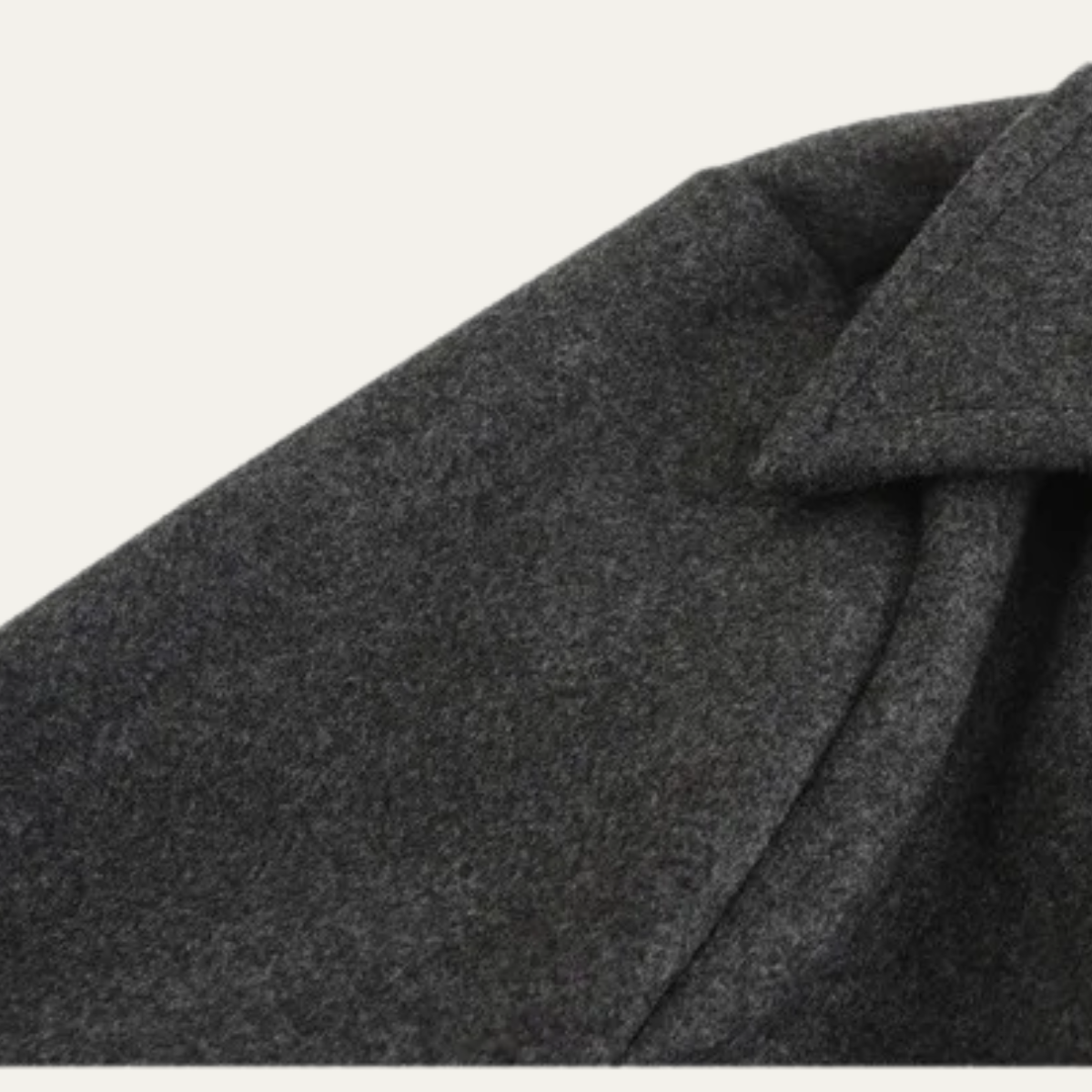 The Prescott - Manteau long à double boutonnage en laine mélangée pour homme
