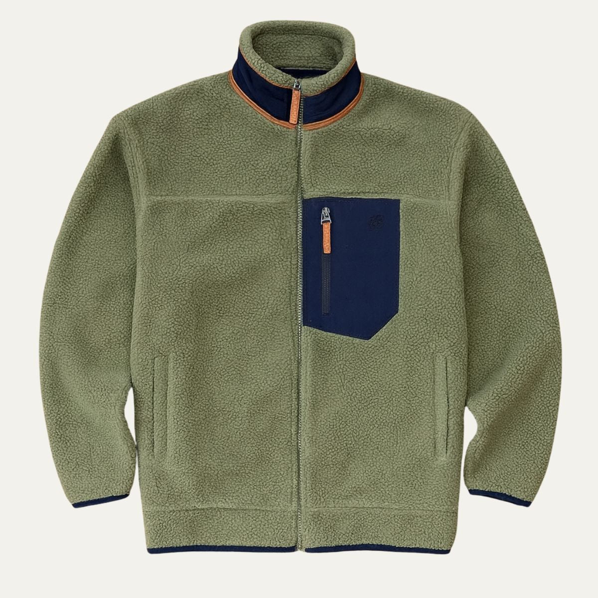 The Inverness - Veste Teddy en laine pour homme avec doublure en polaire