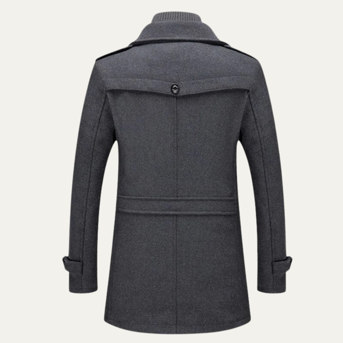 The Amersham - Trench-coat d'hiver élégant pour homme avec col montant