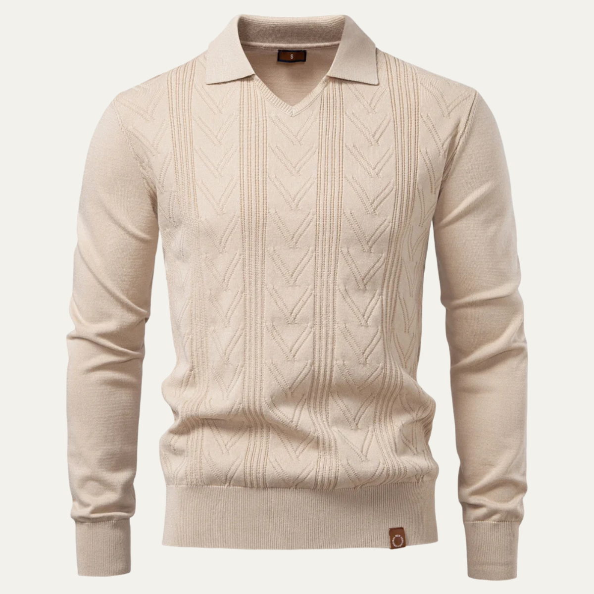 The Pembroke – Pull homme col V coupe ajustée