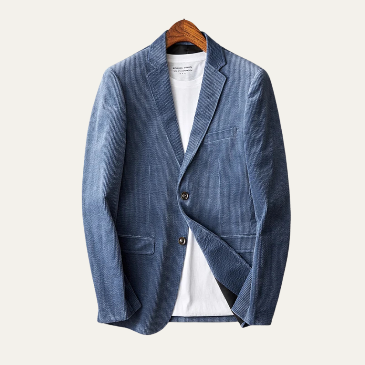 The Menaggio - Blazer élégant en velours côtelé slim fit pour homme