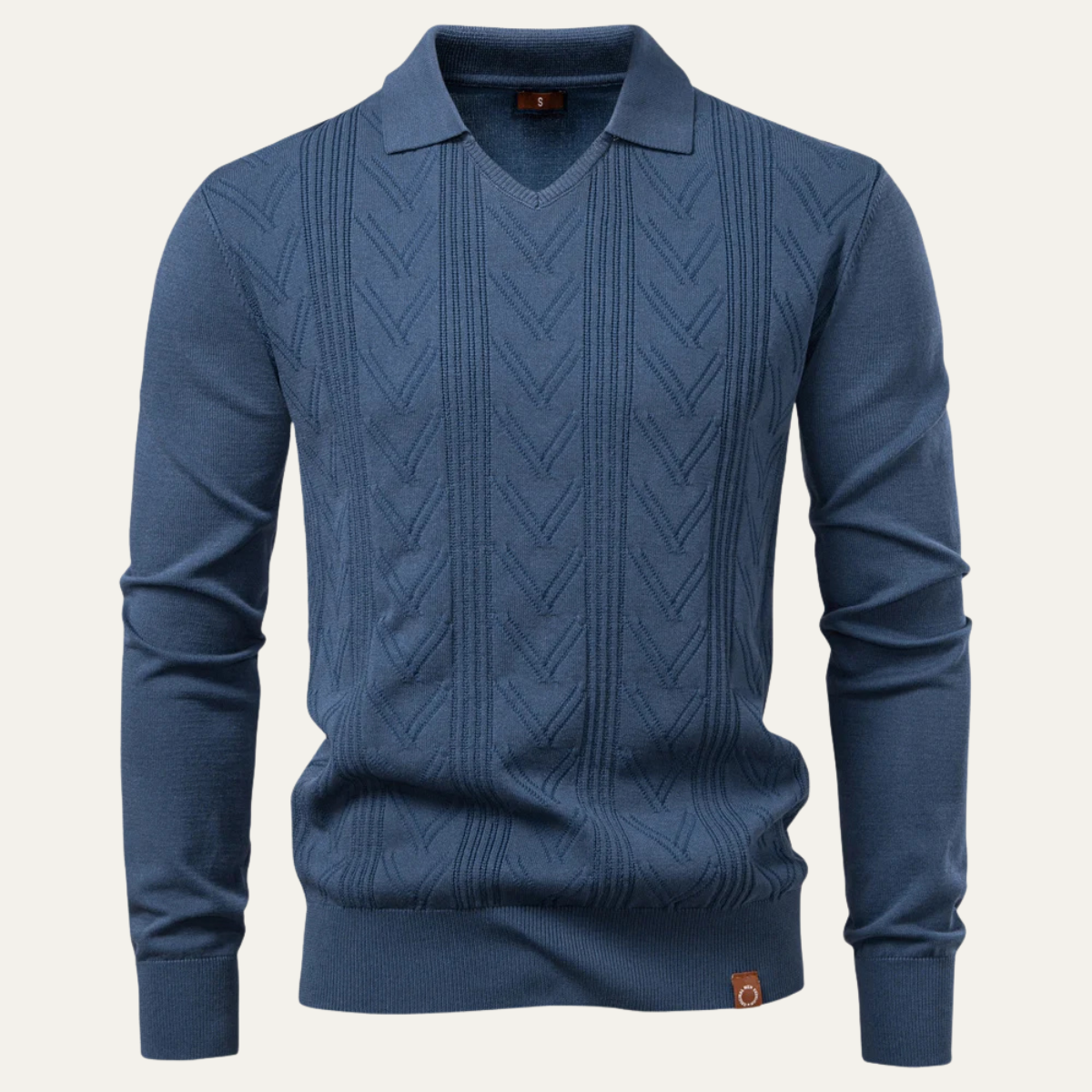 The Pembroke – Pull homme col V coupe ajustée