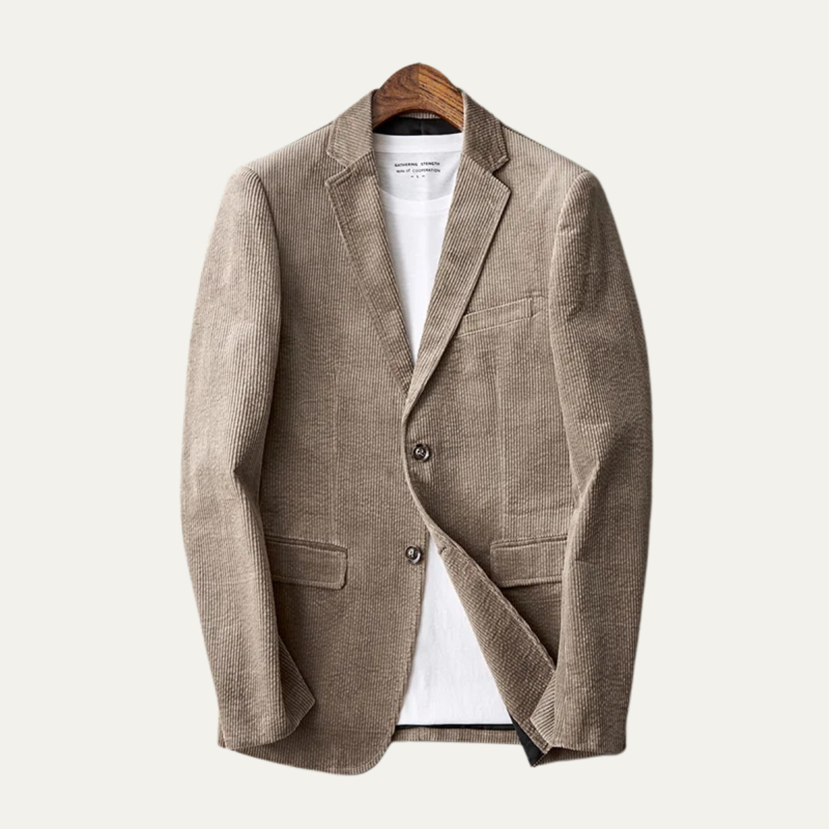The Menaggio - Blazer élégant en velours côtelé slim fit pour homme