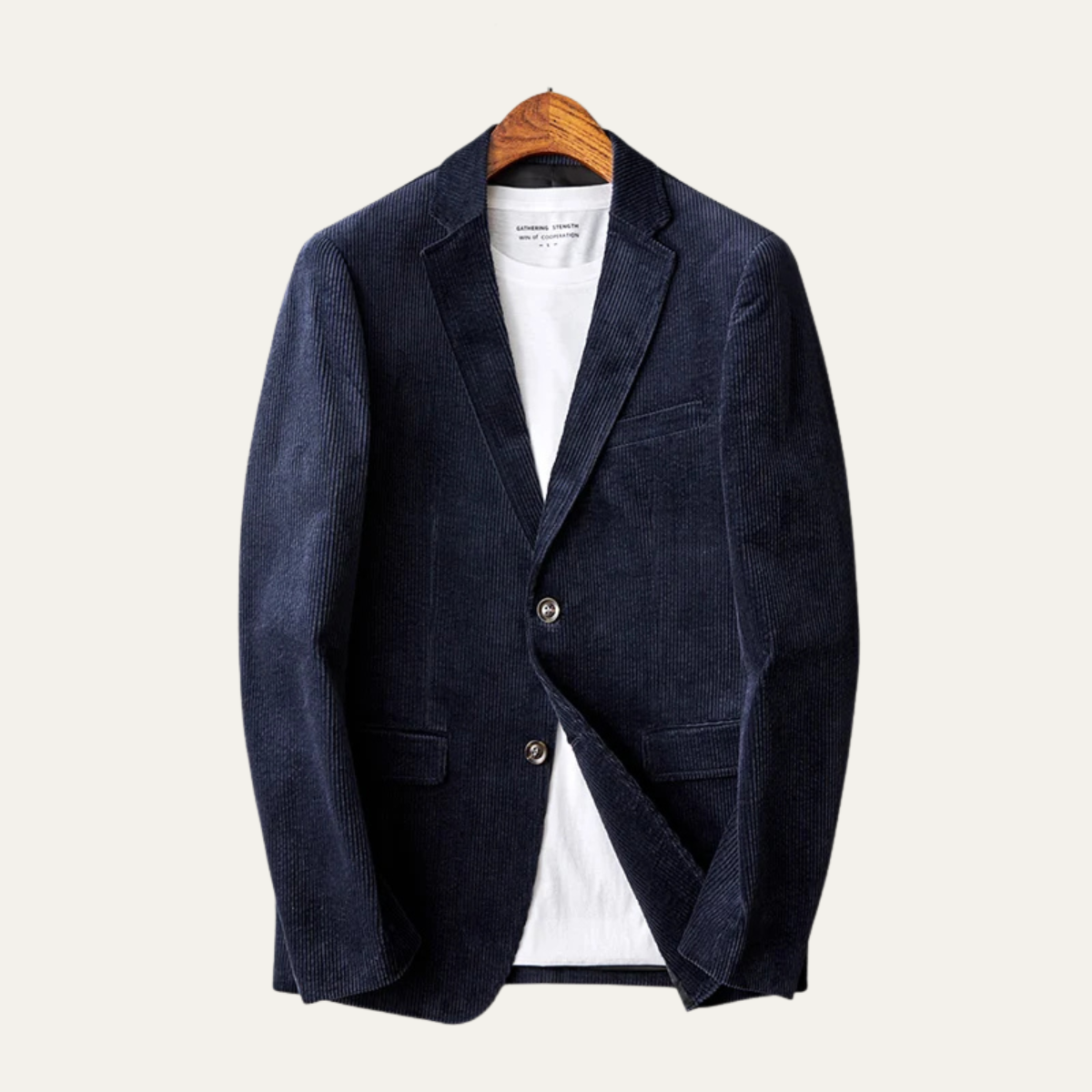 The Menaggio - Blazer élégant en velours côtelé slim fit pour homme