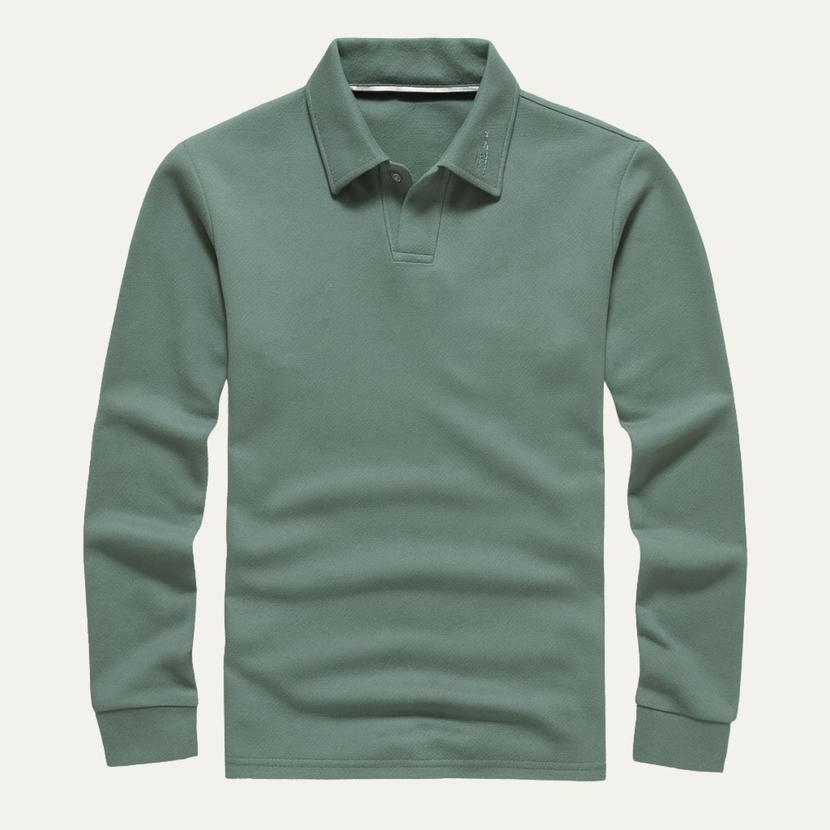 The Porto - Polo à manches longues en coton premium pour homme élégant et confortable