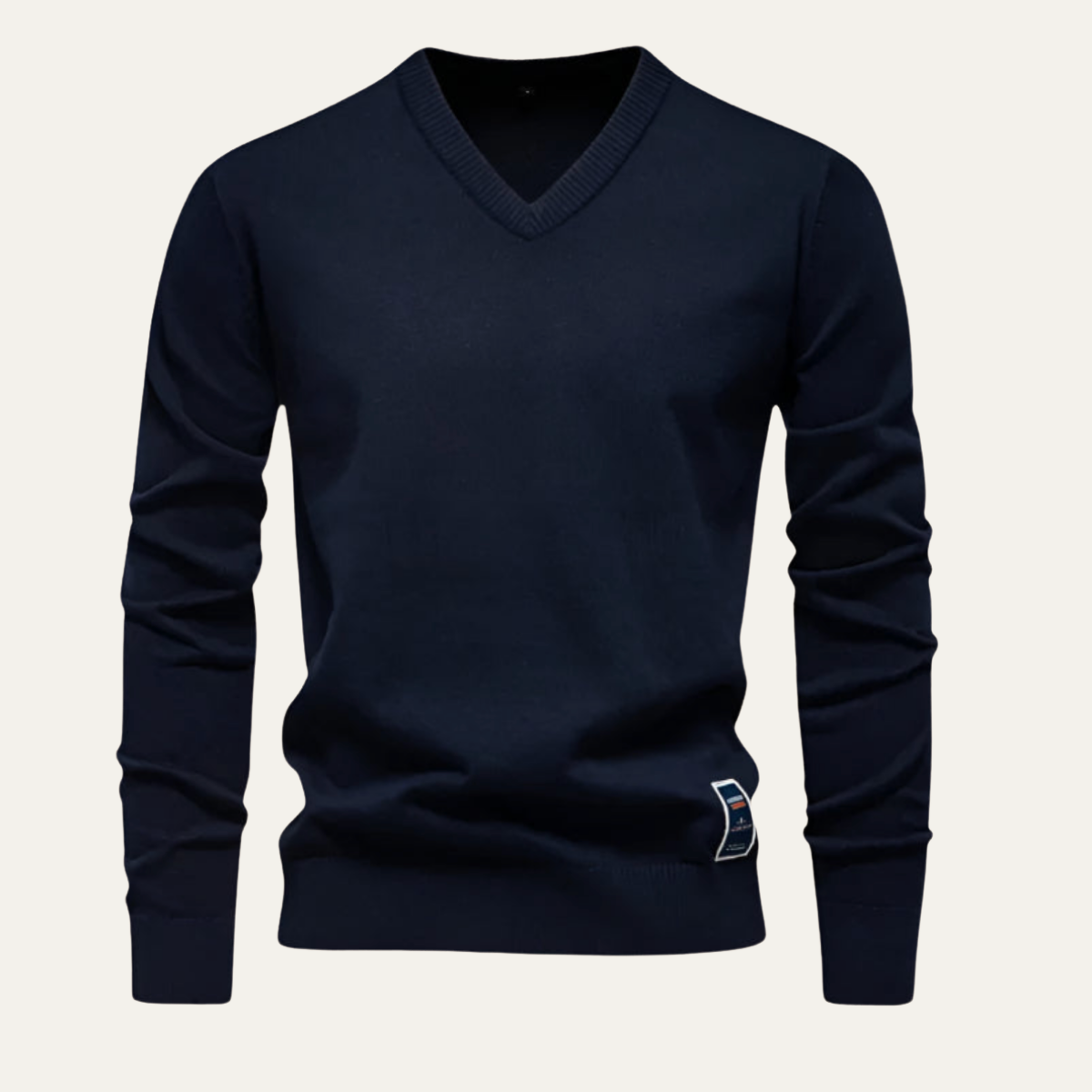 The York - Pull en laine à col en V pour homme