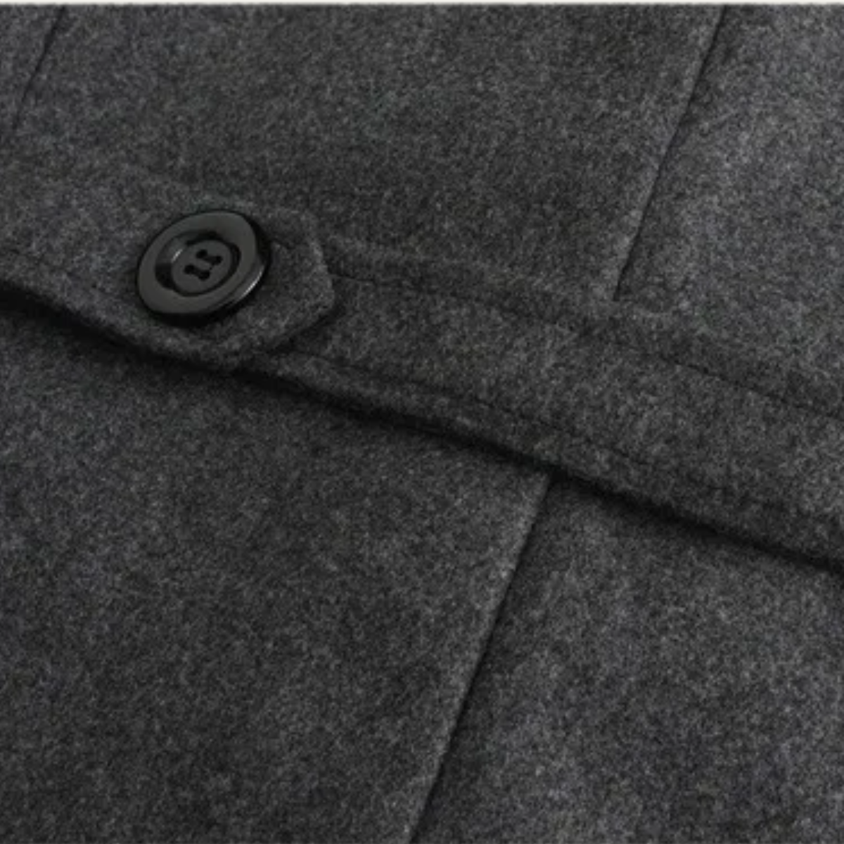 The Prescott - Manteau long à double boutonnage en laine mélangée pour homme