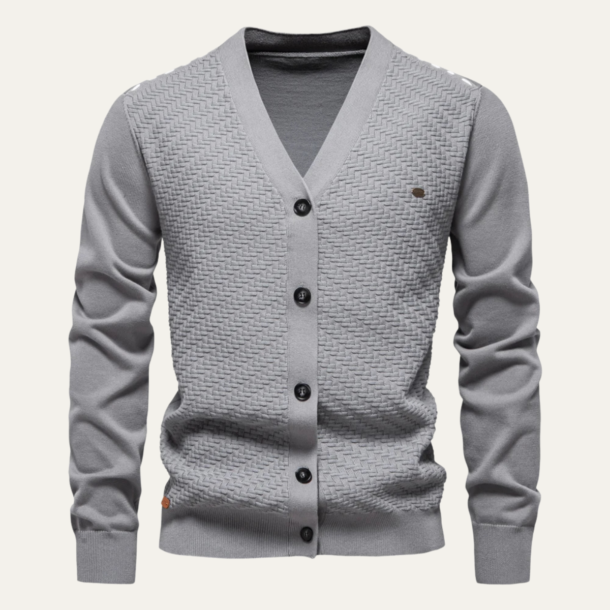 The Carmarthen - Cardigan Tricoté à Boutons pour Hommes