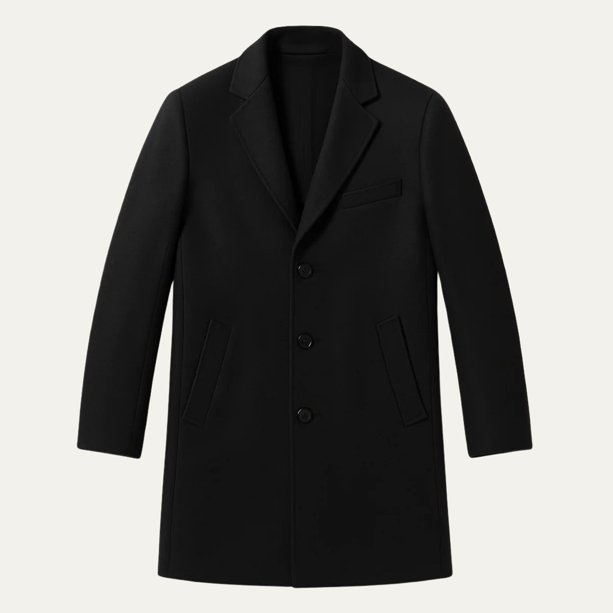 The Glastonbury Manteau long classique et élégant d’hiver pour homme