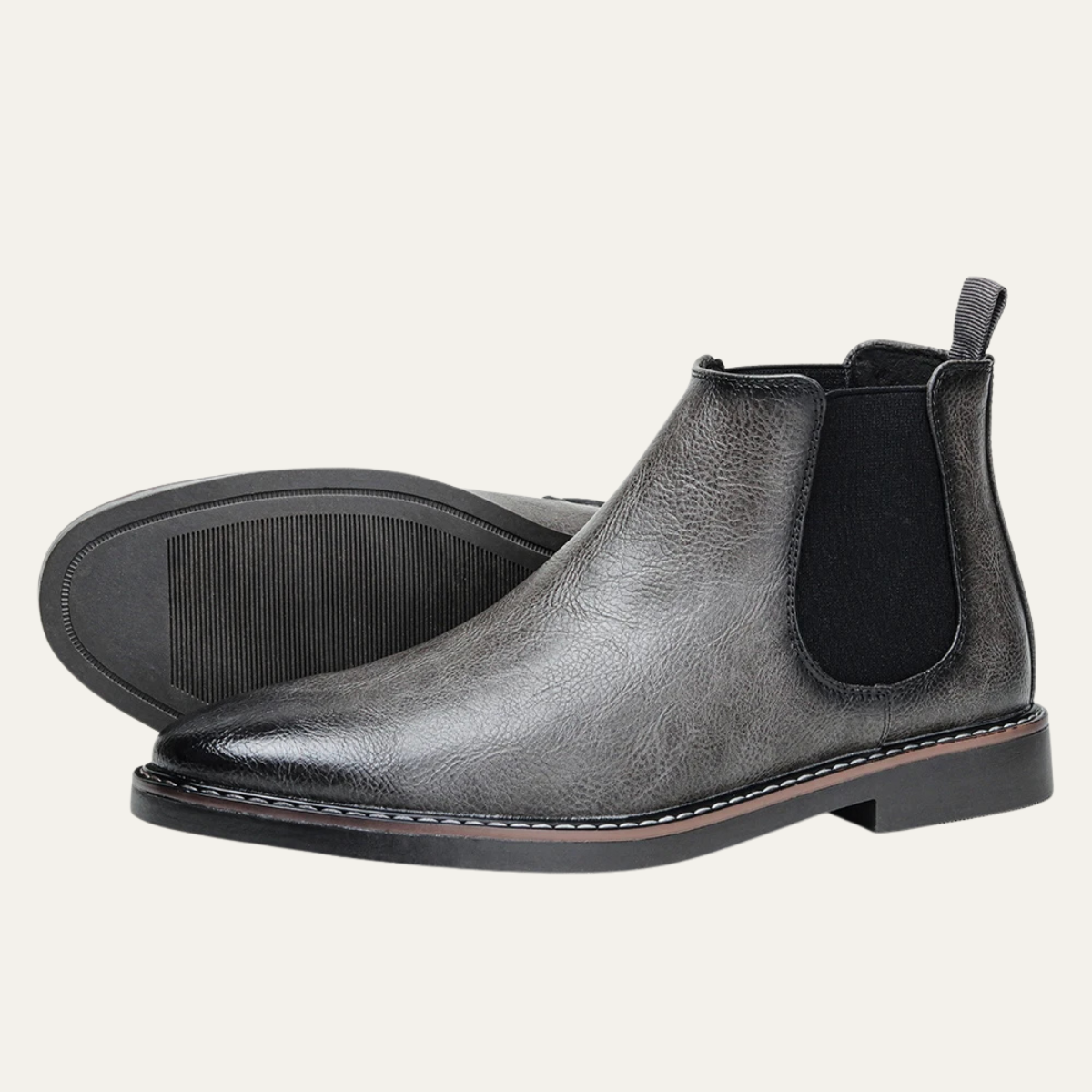 The Tavolara - Bottines Chelsea en Cuir Classiques pour Hommes