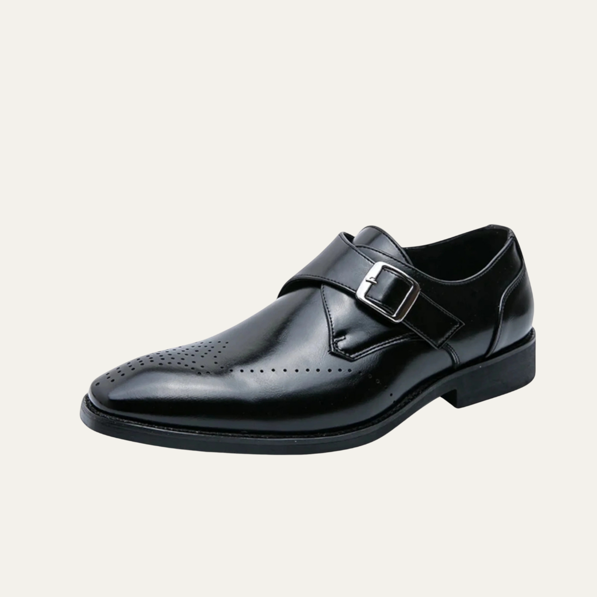 The Asiago - Chaussures de Ville en Cuir à Boucle pour Hommes