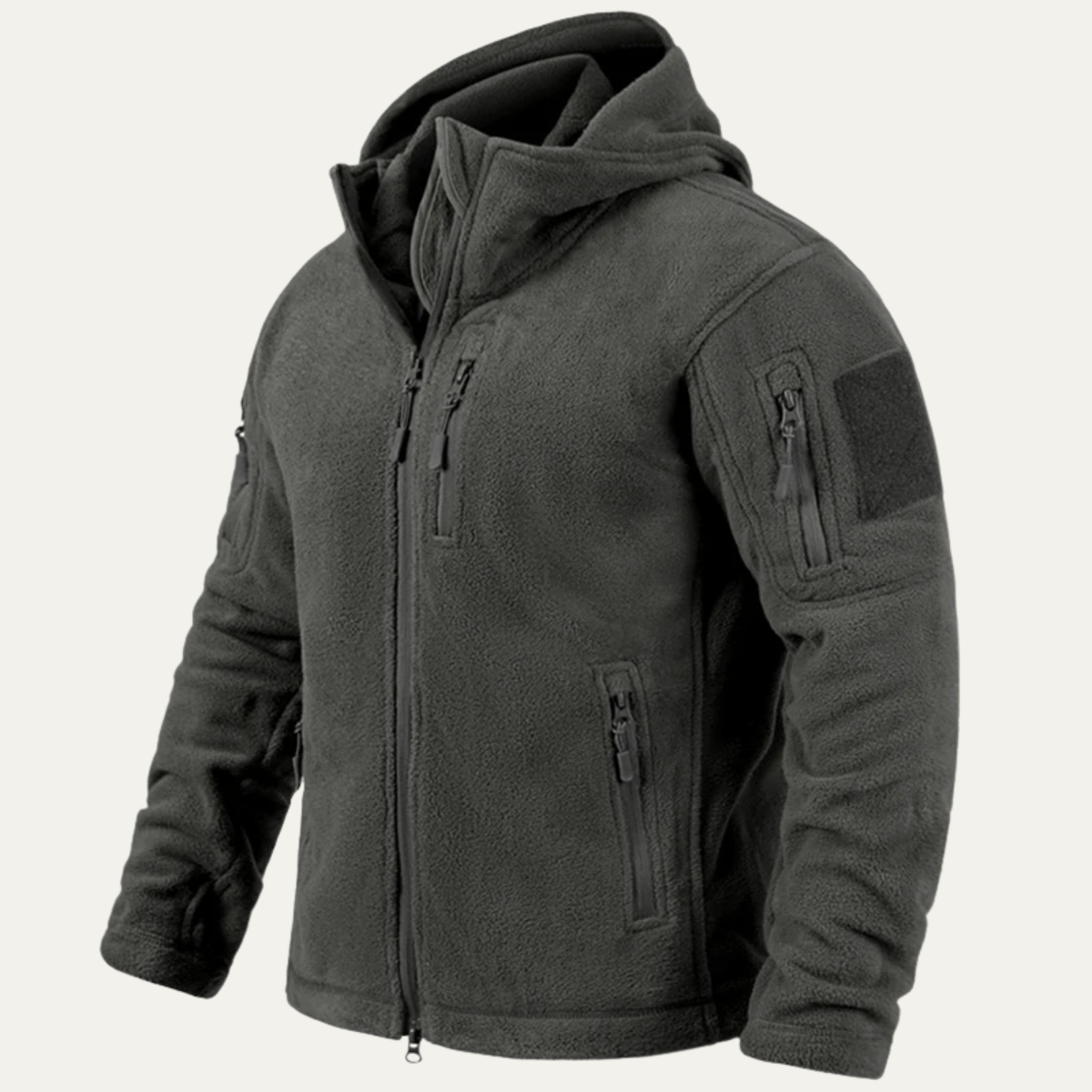 The Moray Veste tactique à capuche en polaire d’hiver pour homme
