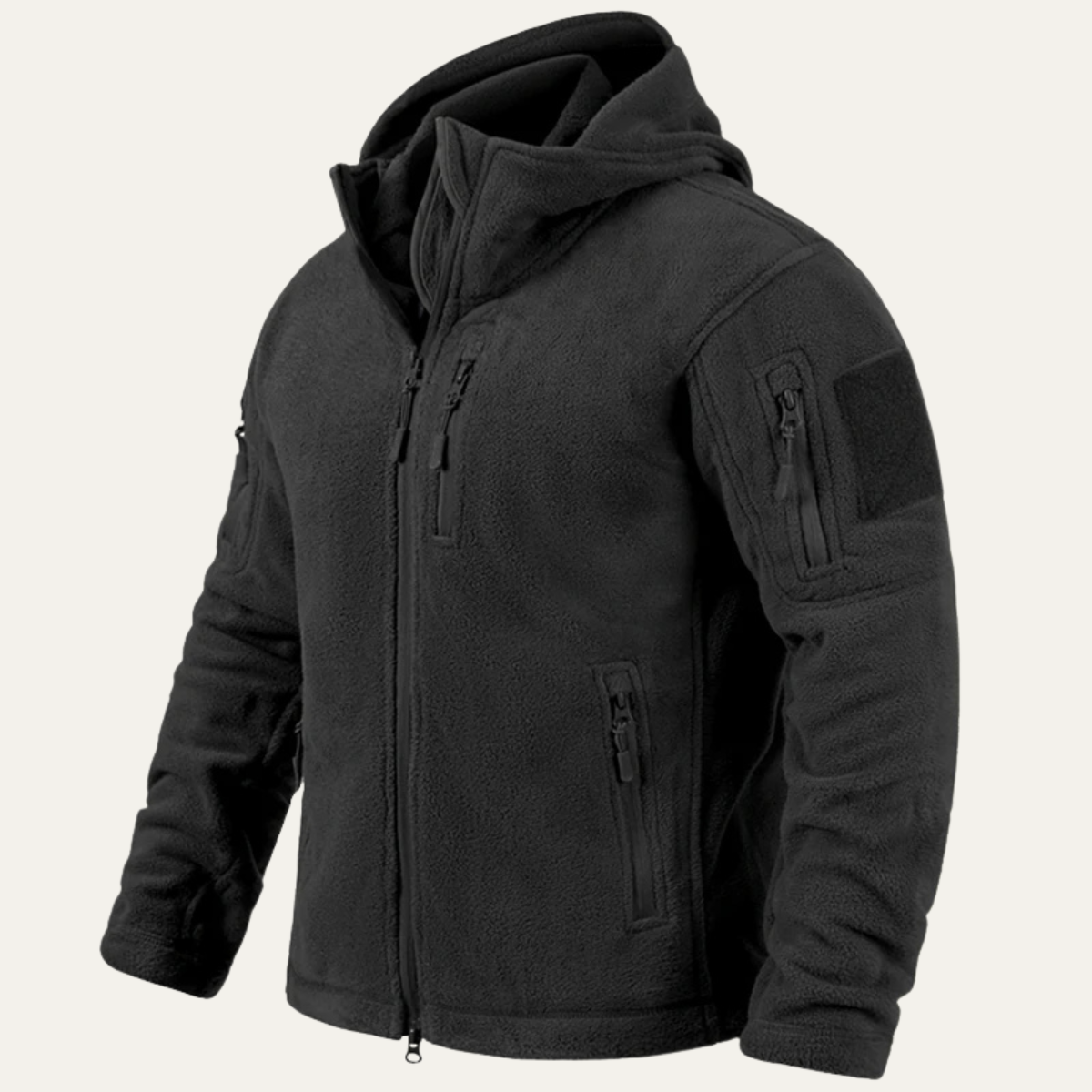 The Moray Veste tactique à capuche en polaire d’hiver pour homme