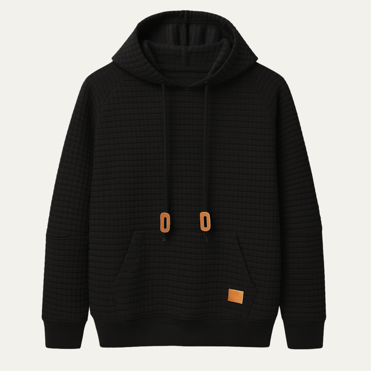 The Manarola - Sweat à capuche léger en maille gaufrée pour homme