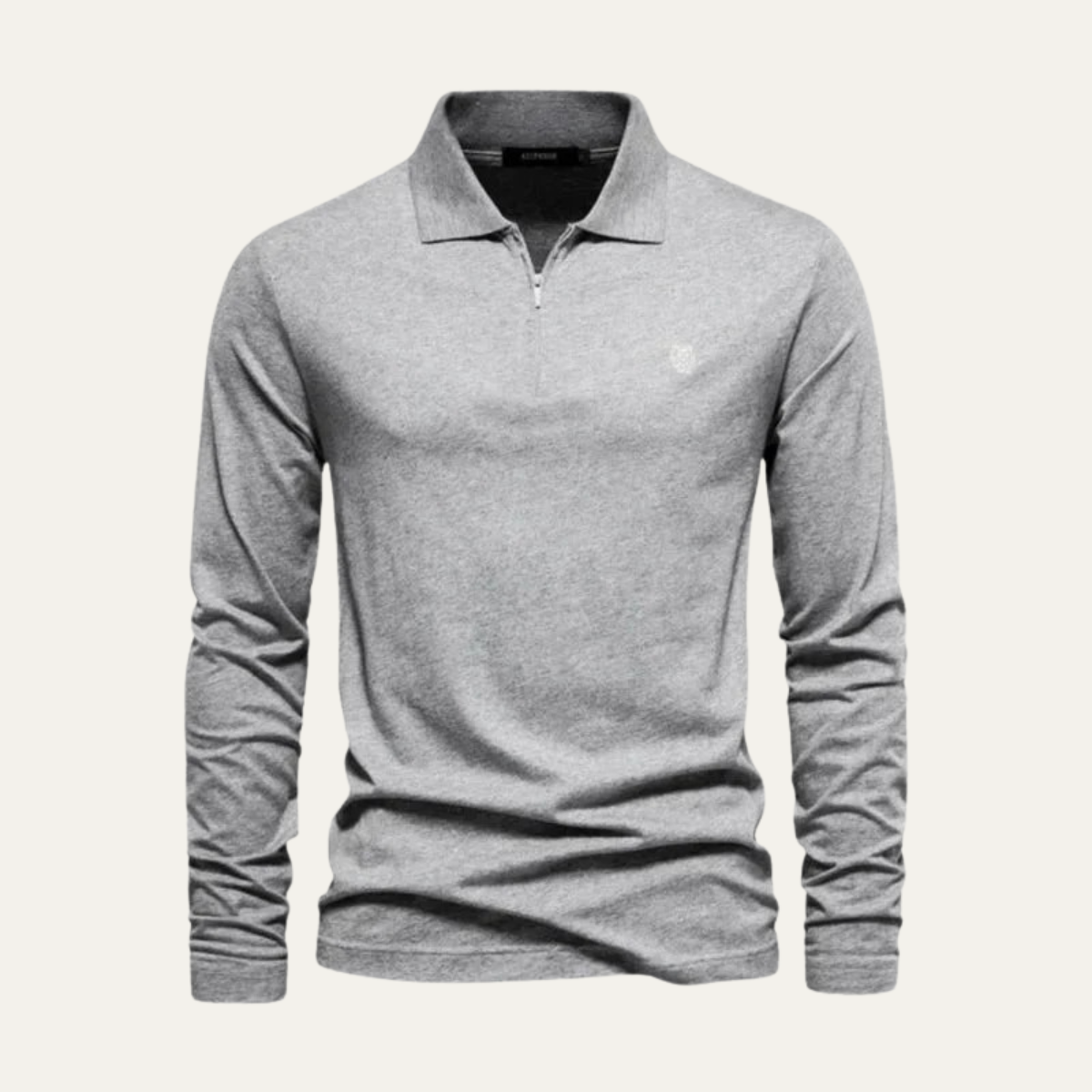 The Cardiff Polo en coton premium à manches longues pour homme