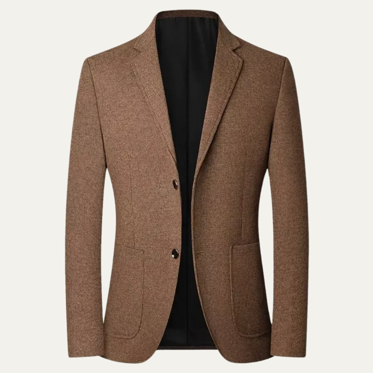 The Greenfield - Blazer de Costume Décontracté à Simple Boutonnage pour Homme