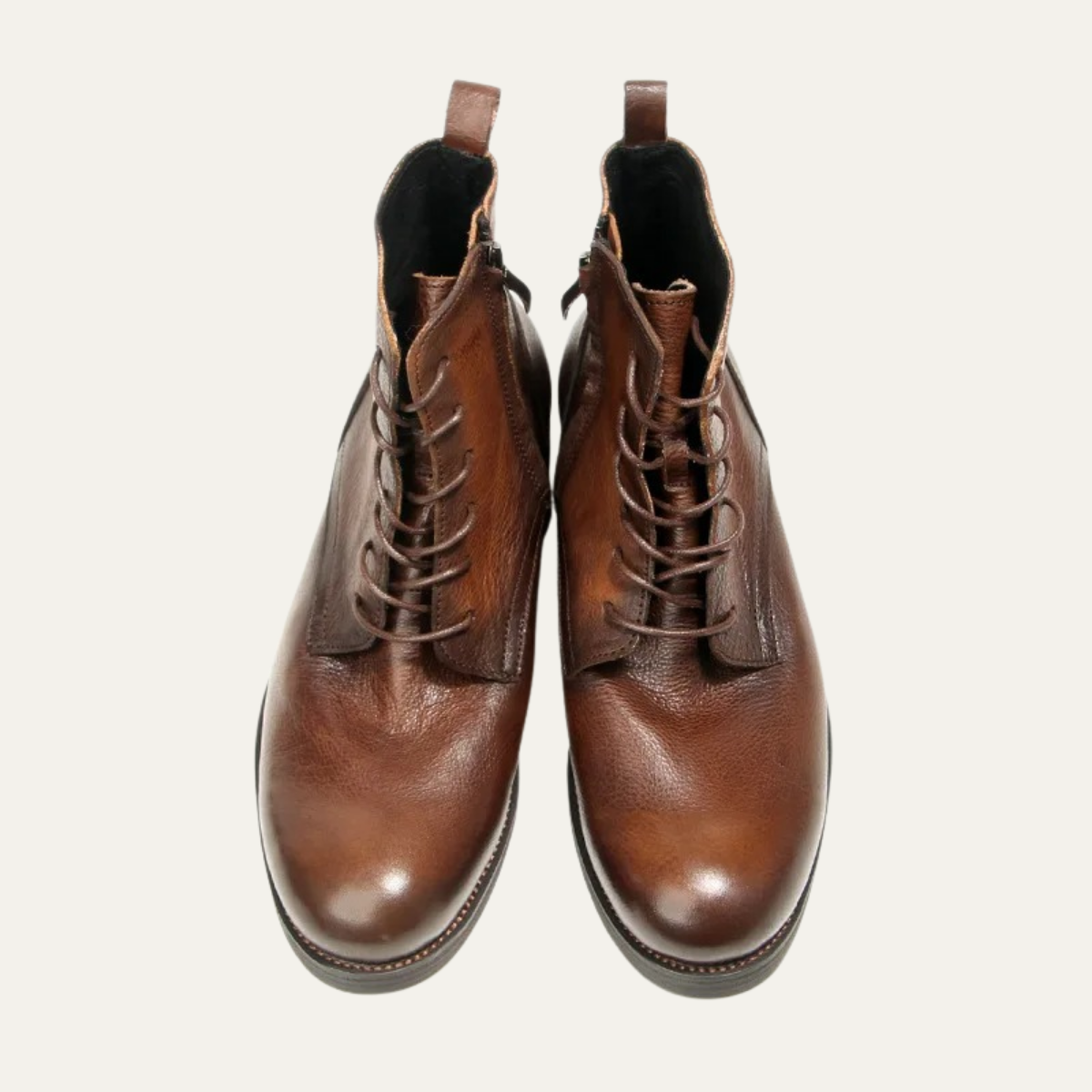 The St Davids Bottes Décontractées Rétro à Lacets en Cuir pour Homme