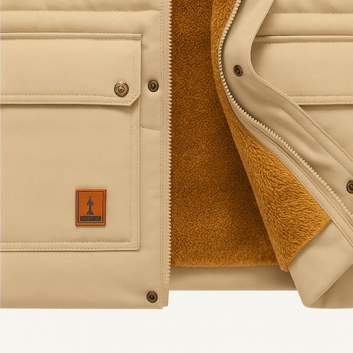 The Aspen – Gilet Doudoune Homme Sans Manches Doublé Sherpa Imperméable